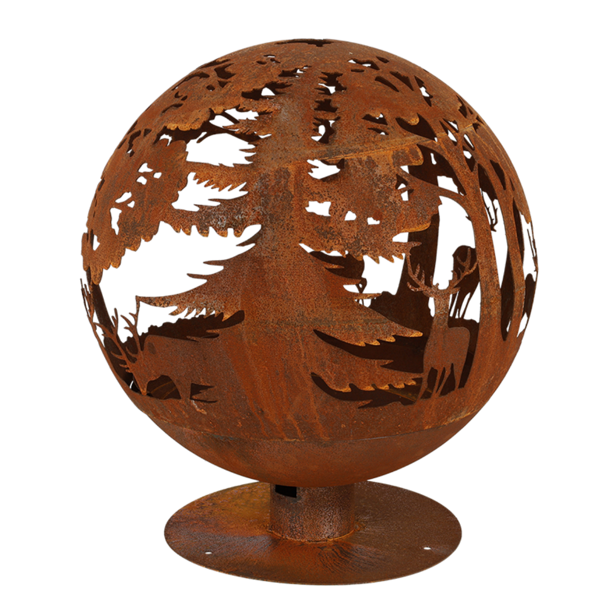 Esschert Design Vuurbal Lasercut Roest