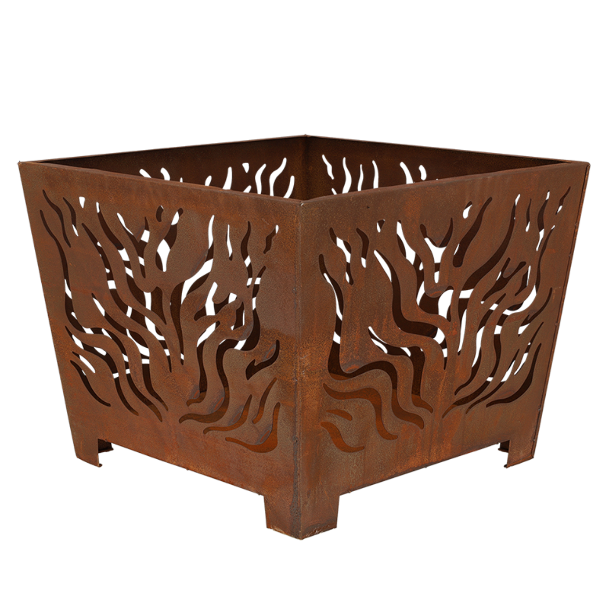 Esschert Design Vuurkorf Vierkant Roest M