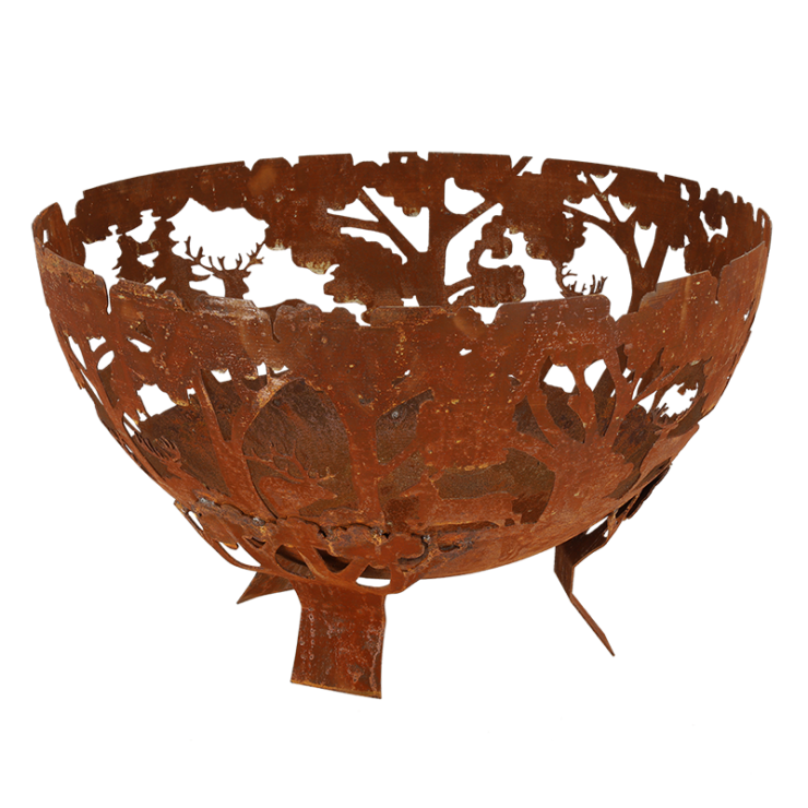 esschert design Vuurschaal lasercut roest