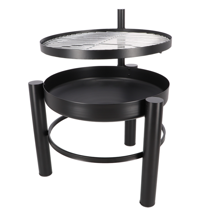 esschert design Vuurschaal met BBQ rooster S