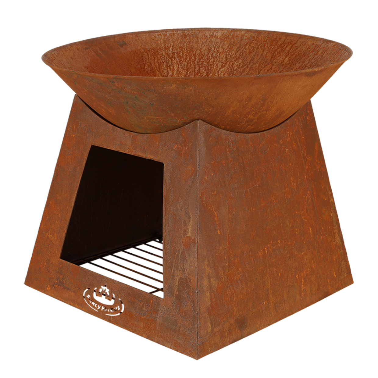 Esschert Design Vuurschaal Met Houtopslag S