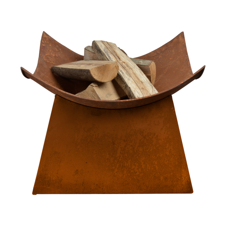 esschert design Vuurschaal roest vierkant