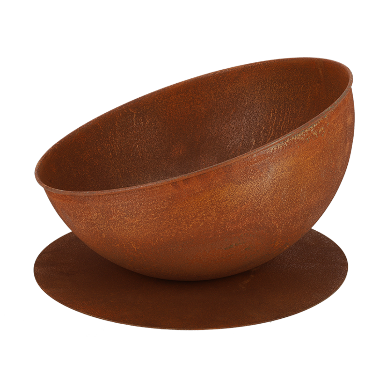 Esschert Design Vuurschaal Schuin Op Schijf Roest