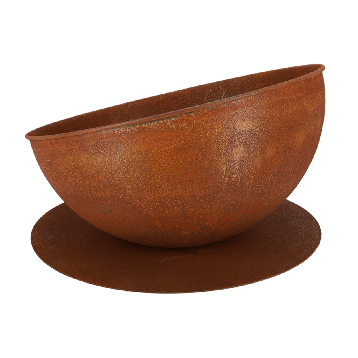 Esschert Design Vuurschaal Schuin Op Schijf Roest
