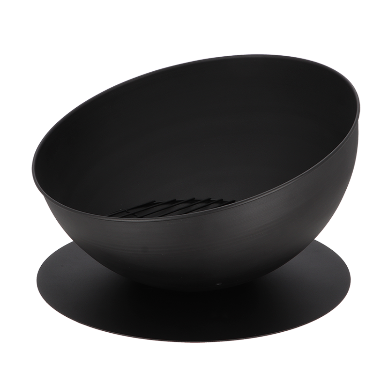 Esschert Design Vuurschaal Schuin Op Schijf Zwart