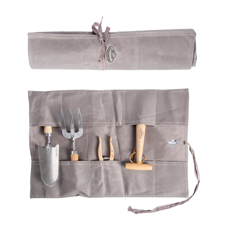 esschert design Waxed canvas oprolbaar etui