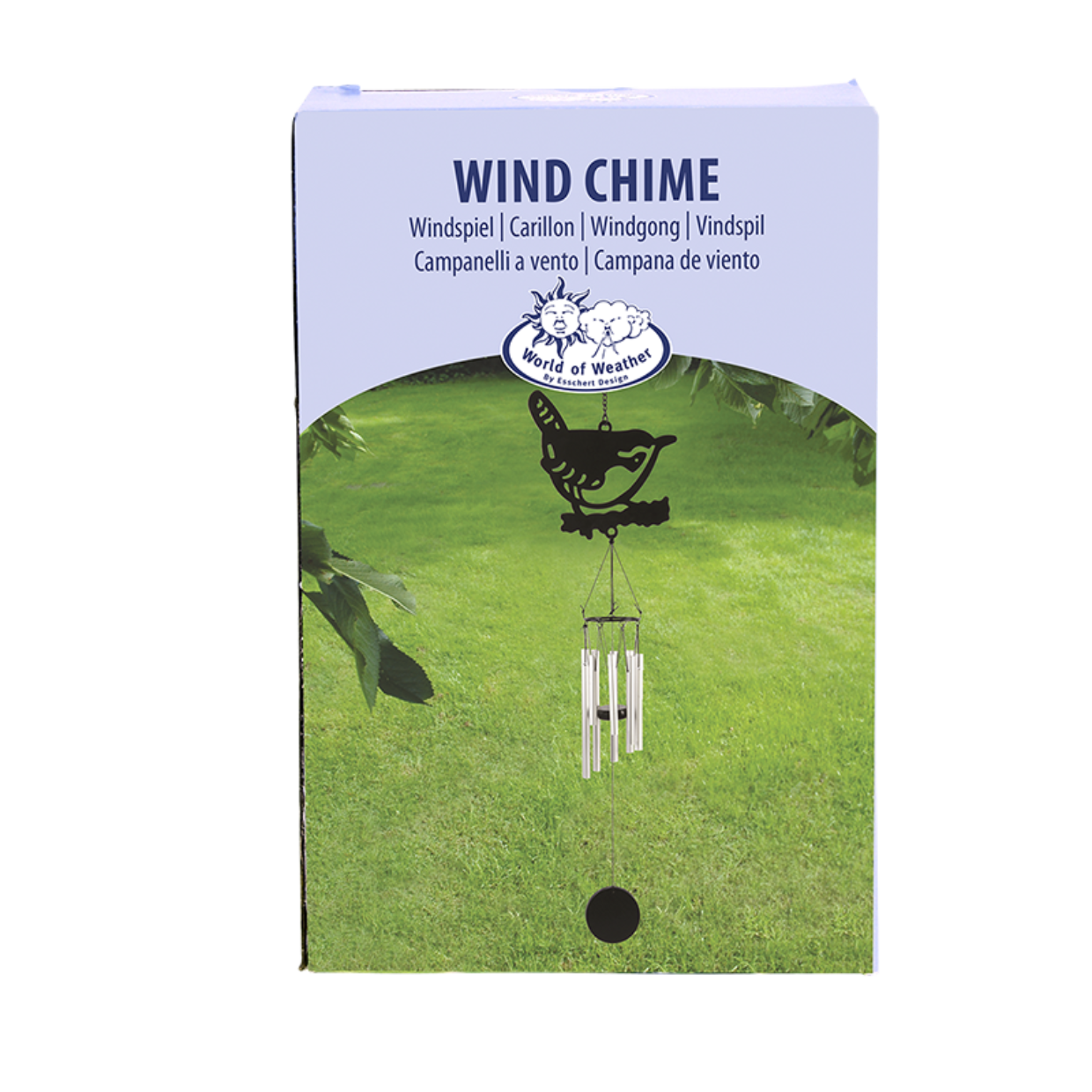 Esschert Design Windgong Zwarte Vogel