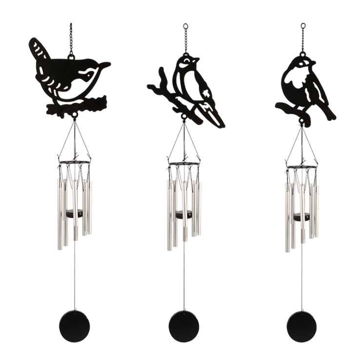 esschert design Windgong zwarte vogel