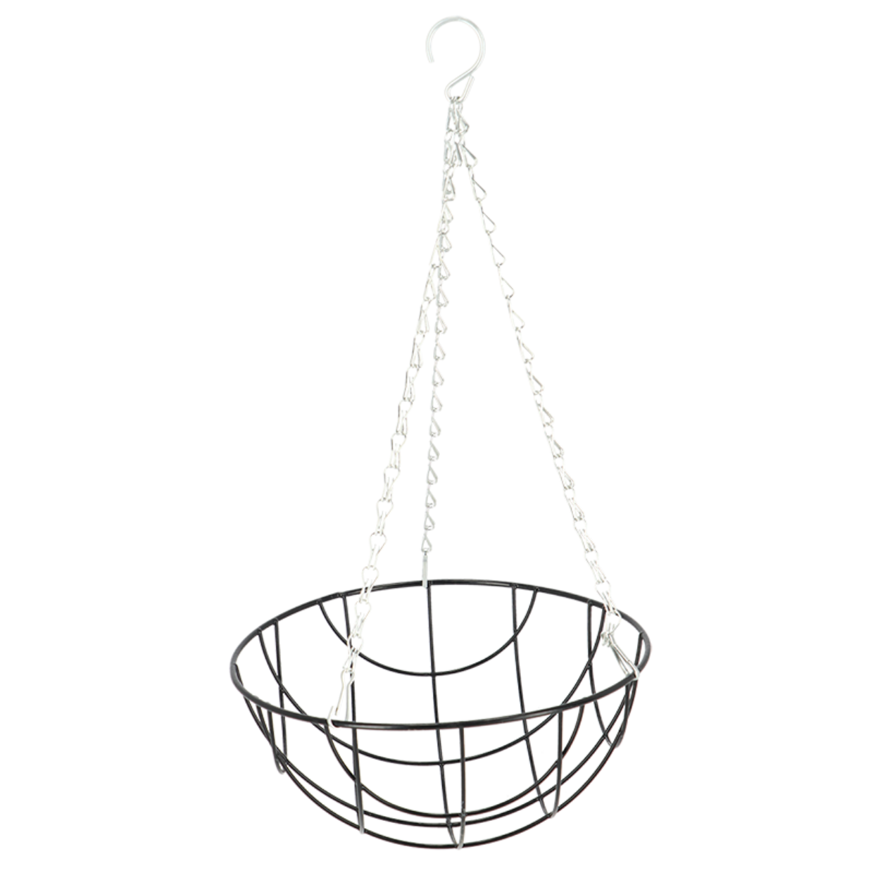 Esschert Design Zwart Metalen Hanging Basket S