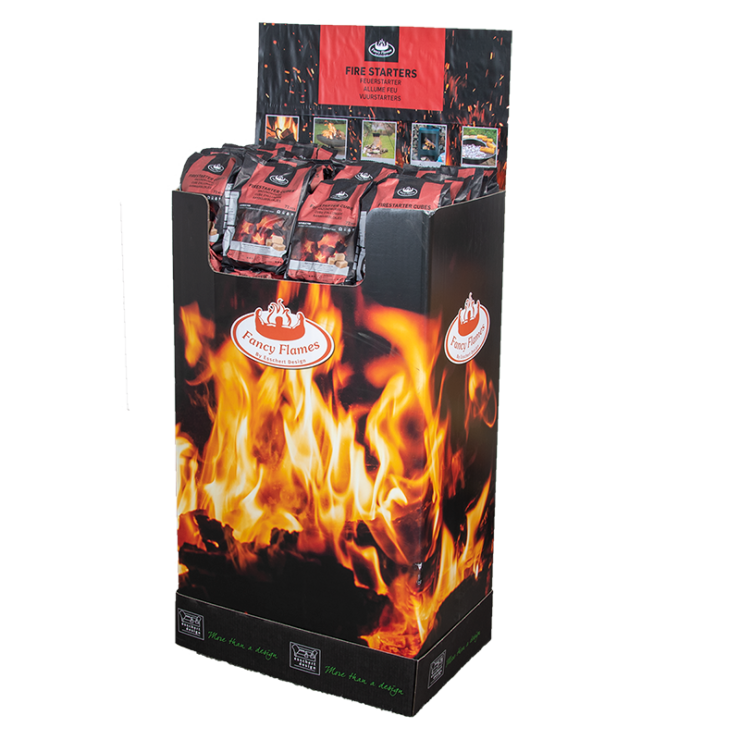 esschert design Europallet 1/4 Display Aanmaakblokjes | 110 stuks