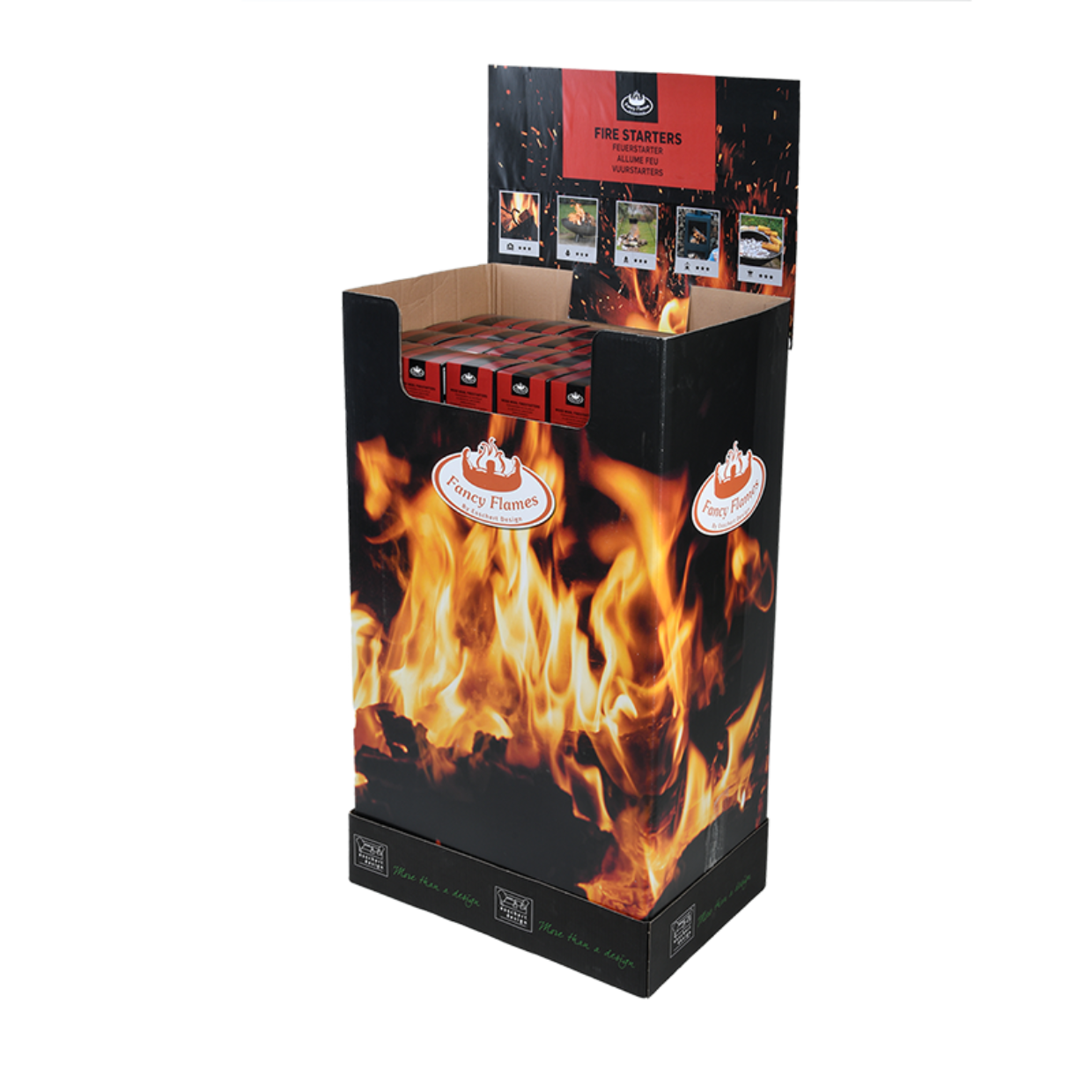 Esschert Design Europallet 1/4 Display Aanmaakwokkels | 115 Stuks