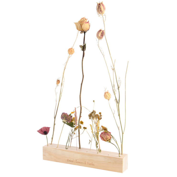 esschert design Houten bloemen- en kruidenstandaard L