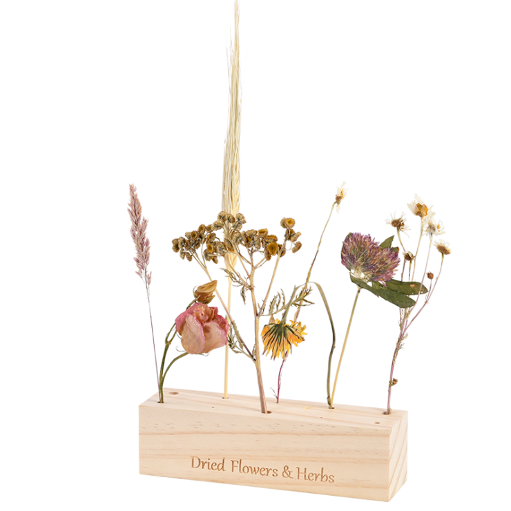 esschert design Houten bloemen- en kruidenstandaard M