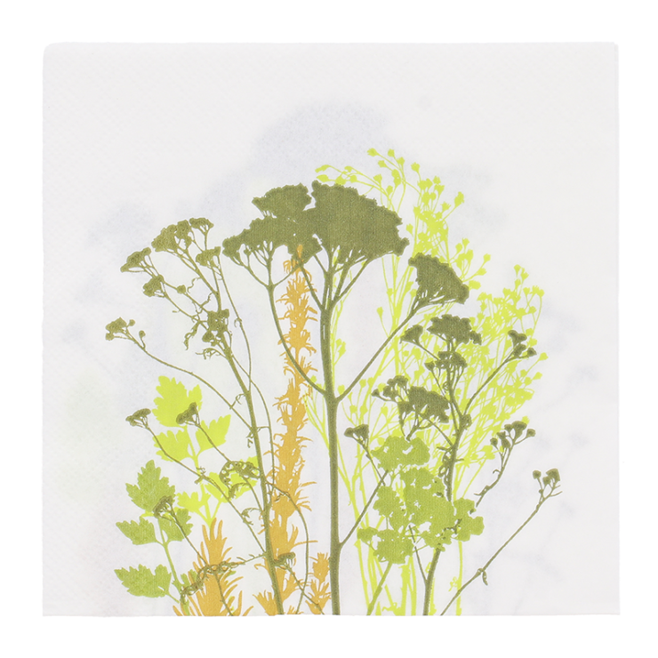 esschert design Kruiden papieren servetten 25x25 cm