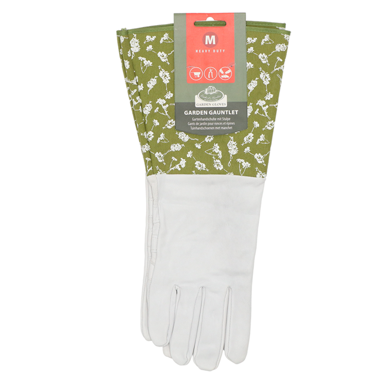 Esschert Design Leren Tuinhandschoenen Met Manchet M