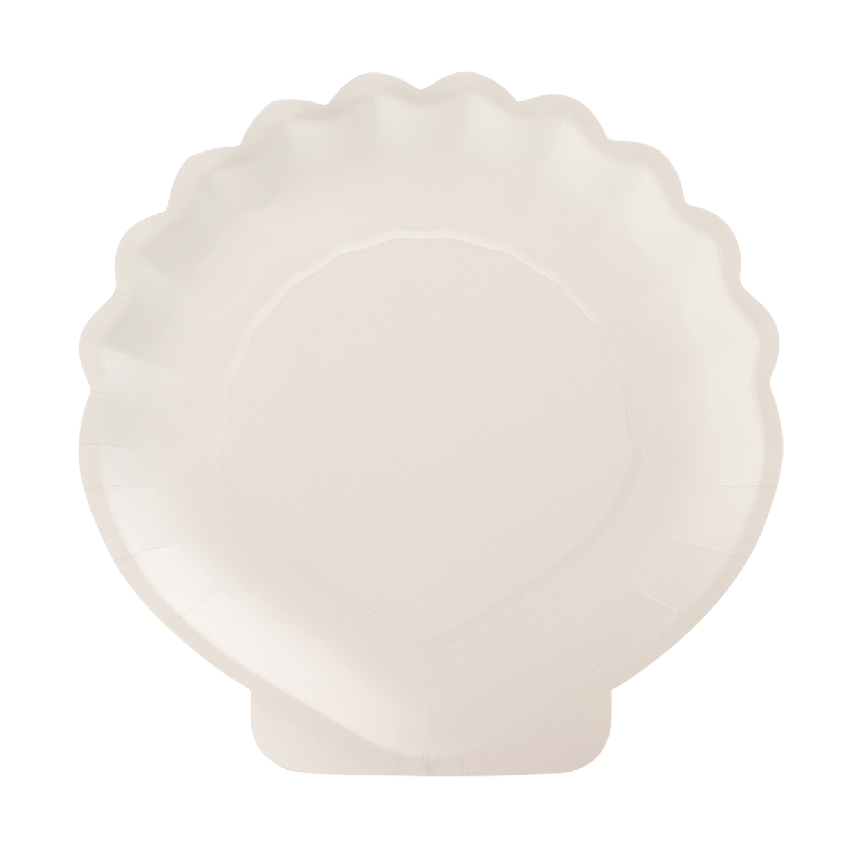 Esschert Design Papieren Borden Schelpenvorm Set/10