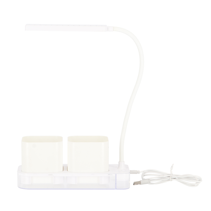 esschert design Planten groei lamp met 2 potten wit