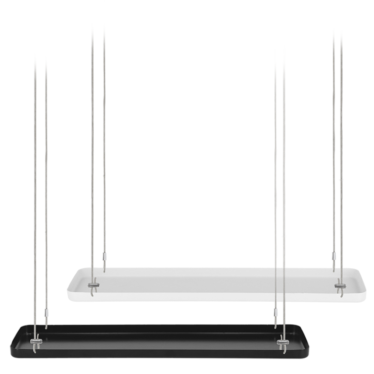 esschert design Rechthoekige hangende plantenplateaus L