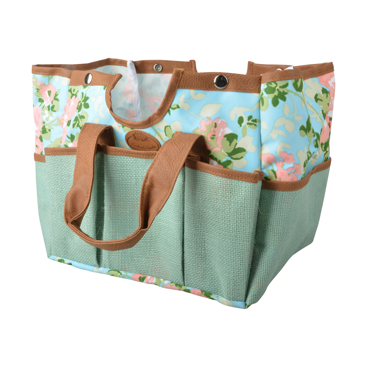 Esschert Design Roosprint/jute Tuingereedschapstoel