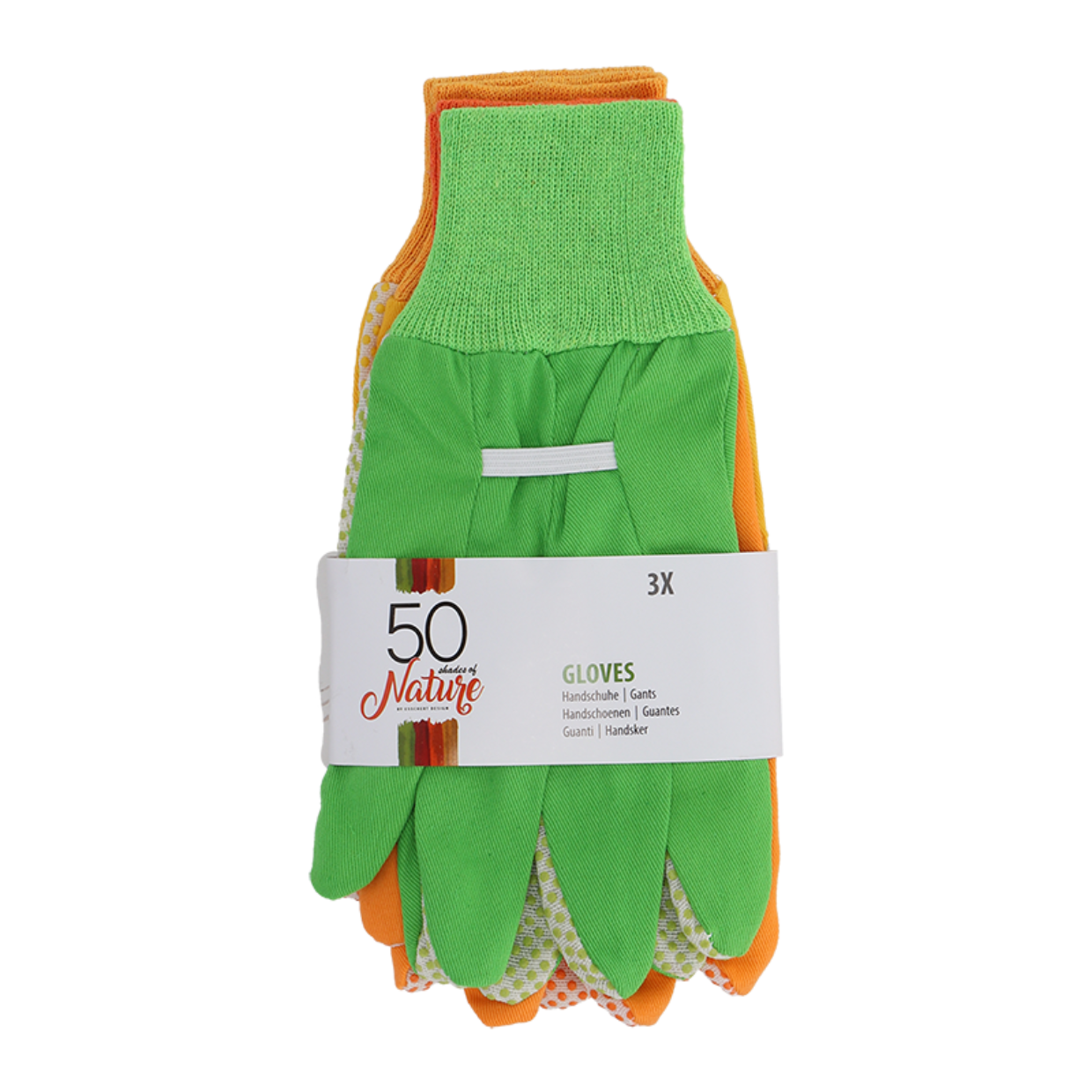 Esschert Design Werkhandschoenen Natuurtinten Set Van 3