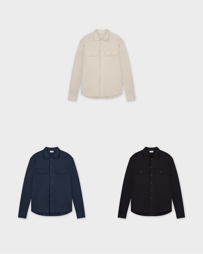 etq amsterdam SH 02 Essence 3-Pack Piqué Knit