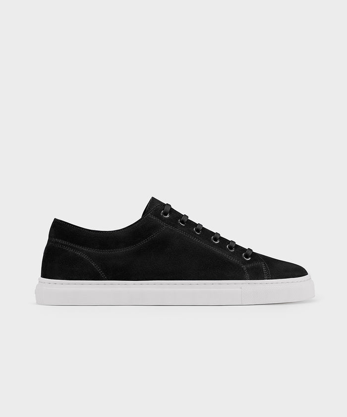 etq amsterdam LT 01 Premium Suede Court Jet Black Premium Suède