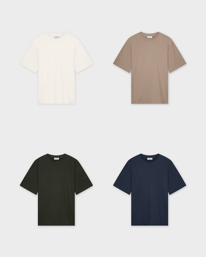 etq amsterdam TS 01 Essence Oversized Heavyweight 4-Pack Italiaanse Fleece