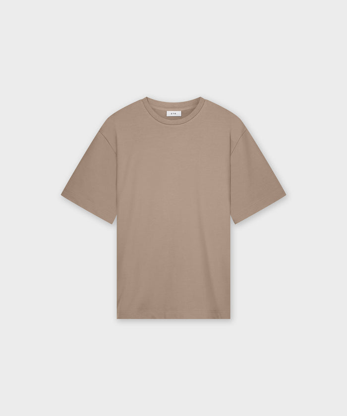 etq amsterdam TS 01 Essence Oversized Heavyweight Desert Taupe Italiaanse Fleece