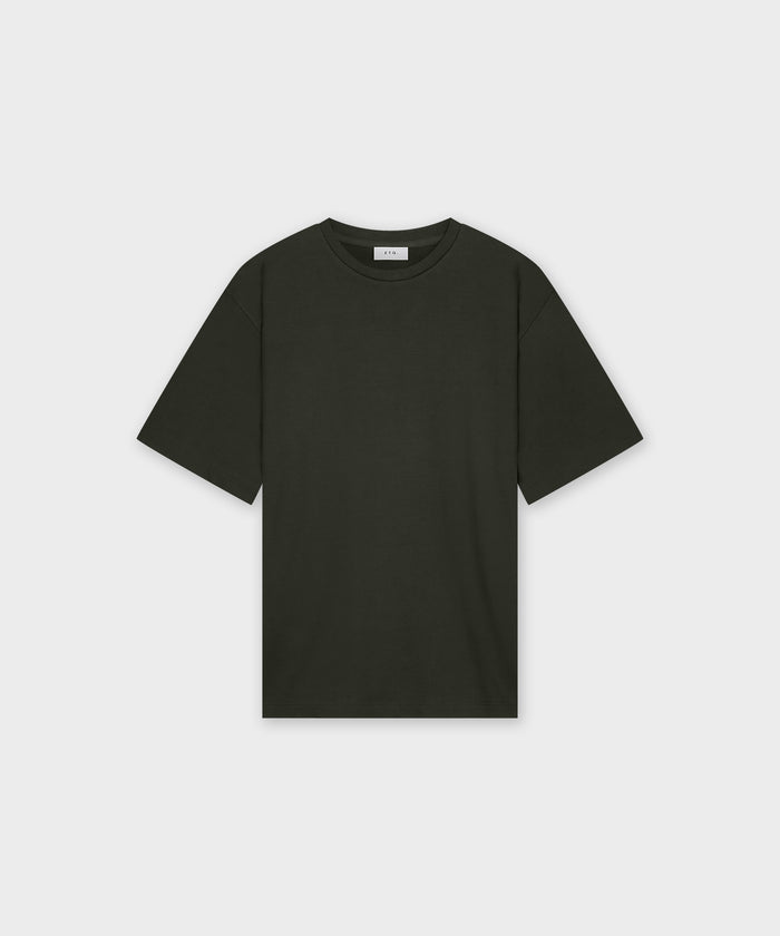 etq amsterdam TS 01 Essence Oversized Heavyweight Forest Green Italiaanse Fleece