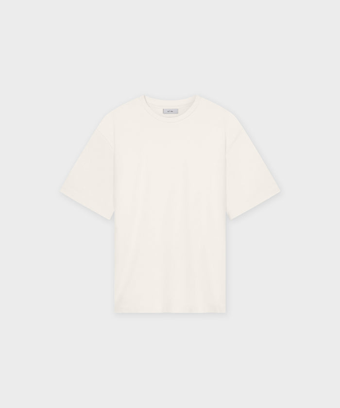 etq amsterdam TS 01 Essence Oversized Heavyweight Off White Italiaanse Fleece