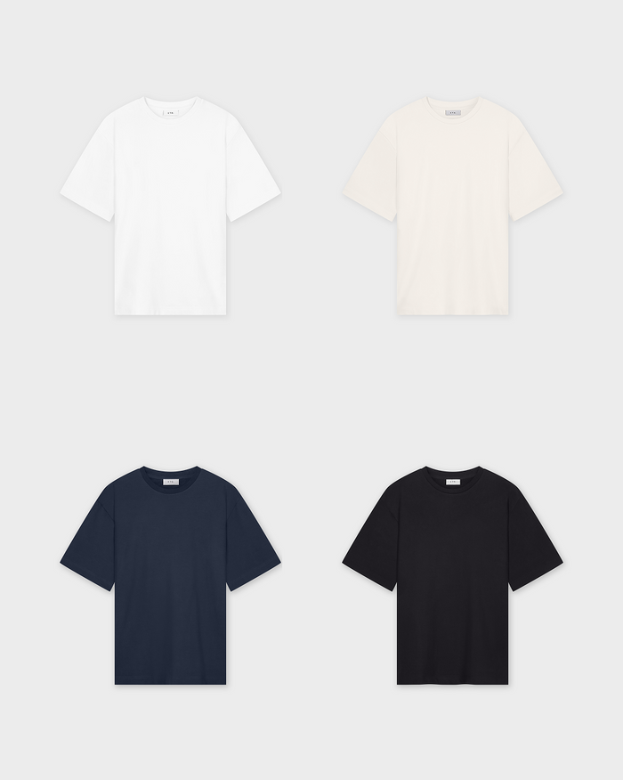 etq amsterdam TS 01 Essence Oversized Lightweight 4-Pack Italiaanse Fleece