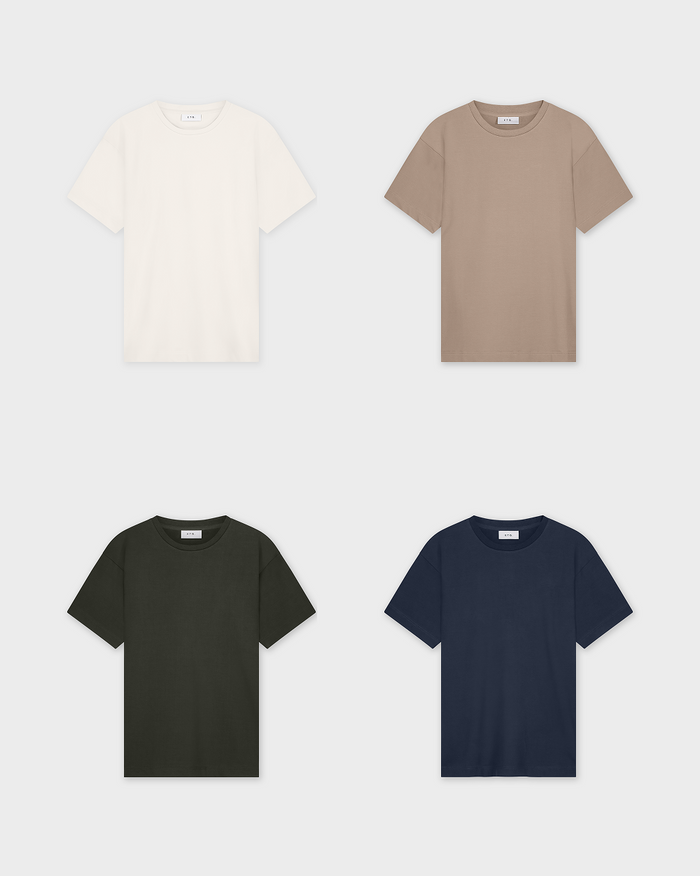 etq amsterdam TS 01 Essence Regular Heavyweight 4-Pack Italiaanse Fleece