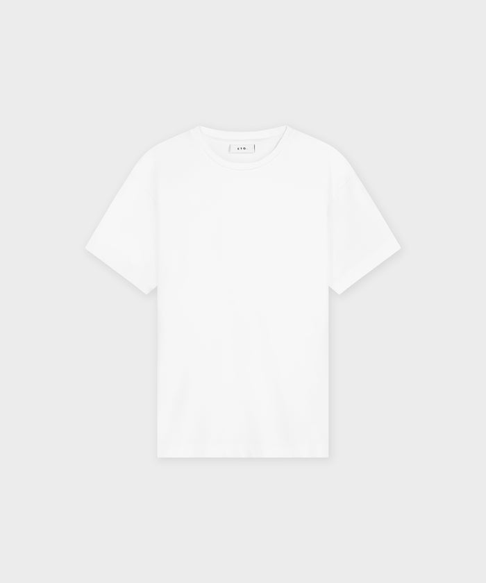 etq amsterdam TS 01 Essence Regular Lightweight White Italiaanse Fleece