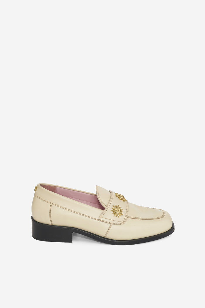 fab by fabienne chapot Jim Loafer Cream White