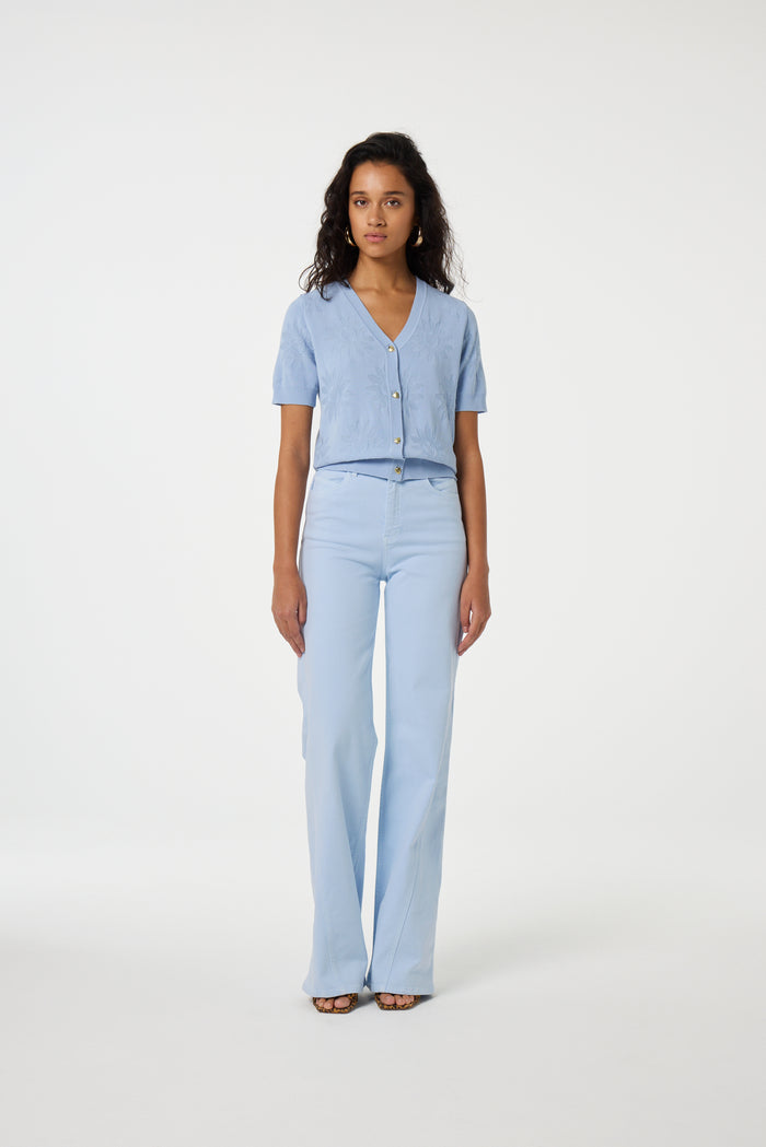 fab by fabienne chapot Maddy Cardigan Summer Blue