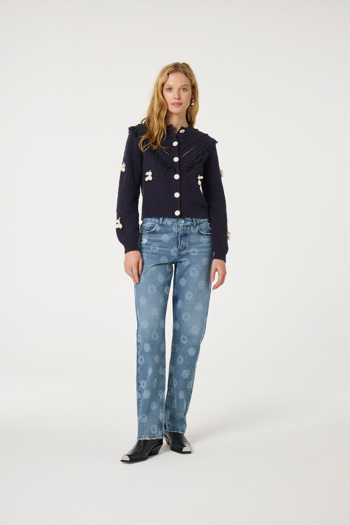 fab by fabienne chapot Frido Cardigan After Midnight Blue