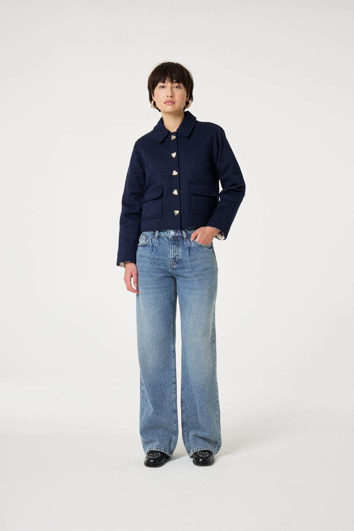 fab by fabienne chapot Jackie Padded Jacket After Midnight Blue