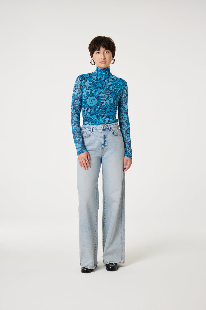 fab by fabienne chapot Jane Top Blue Lilly/Azure Blu