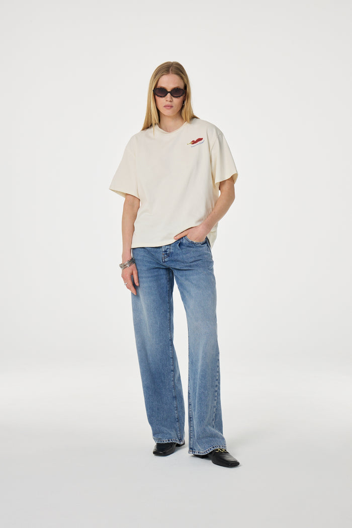 fab by fabienne chapot Market T-Shirt Pepper Cosy White/Red