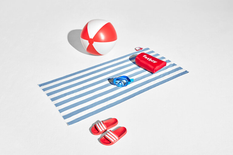 Fatboy Beach Baggy Sneldrogende Handdoek Blauw 165x80 Cm