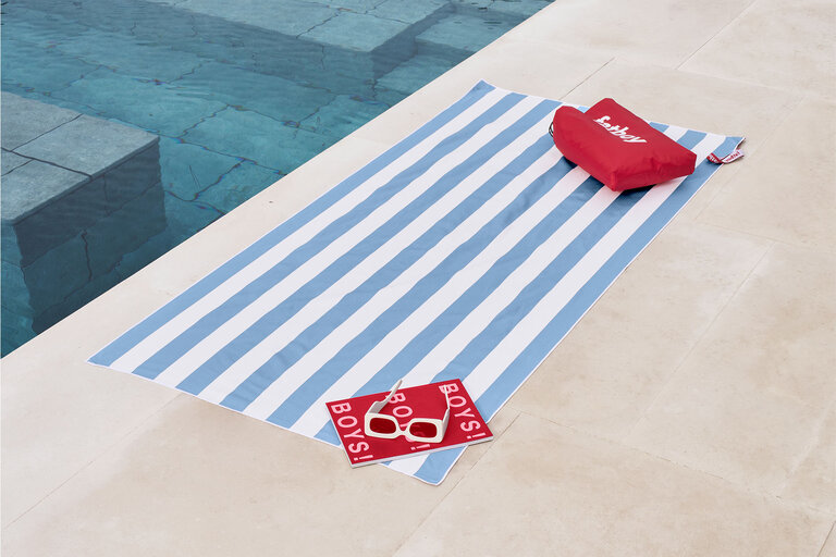 Fatboy Beach Baggy Sneldrogende Handdoek Blauw 165x80 Cm