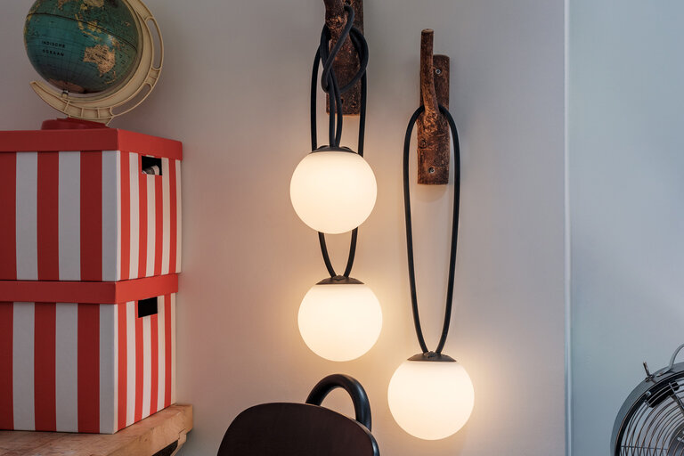 fatboy Bolleke Mini set (3 pcs) Kleine oplaadbare lampen zwart 12x12 cm