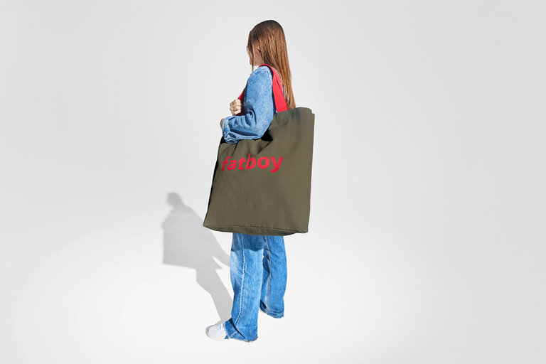 Fatboy Baggy-Bag Katoenen Tas Groen 61x55 Cm