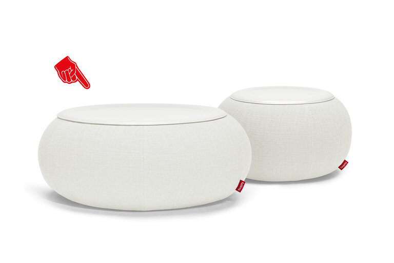 Fatboy Dumpty Bijzettafel Wit Ø 87 5x35 Cm