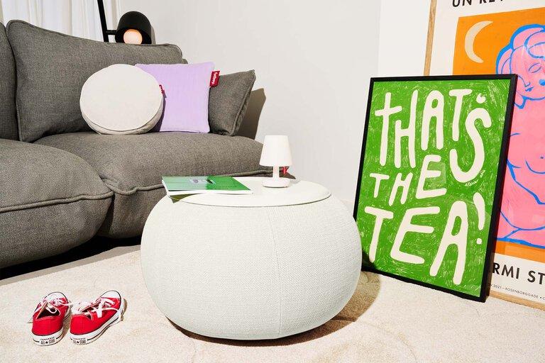 Fatboy Humpty Bijzettafel Wit Ø 65x43 Cm