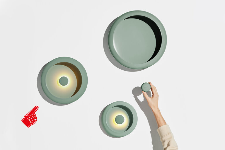 Fatboy Oloha Medium Wandlamp Groen 30x7.3 Cm