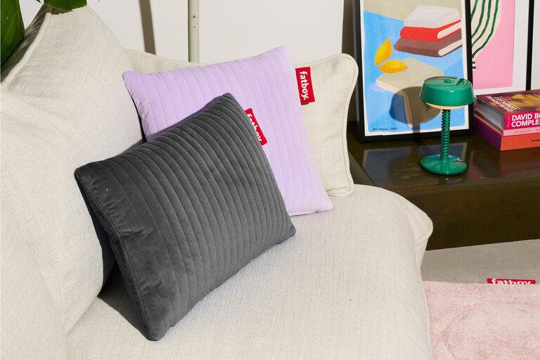 Fatboy Hotspot Pillow Line Velvet Lungo Elektrisch Verwarmd Kussen Bruin 40x55x17.5 Cm