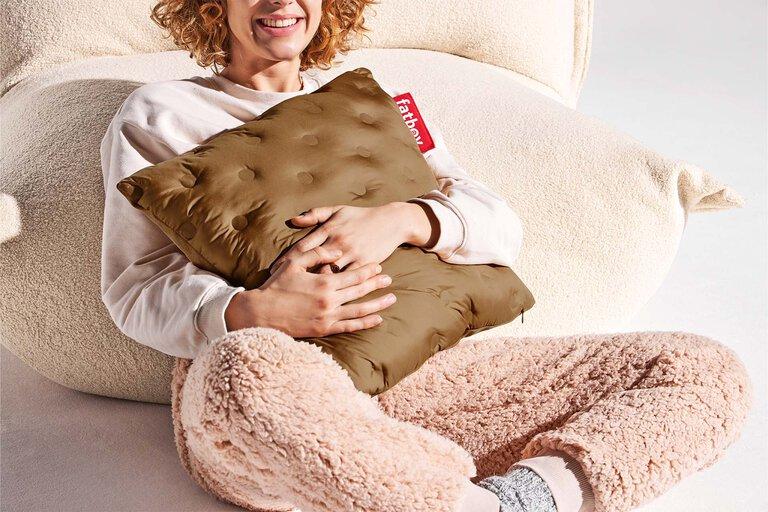Fatboy Hotspot Pillow Quadro Warmtekussen Bruin 45x45 Cm