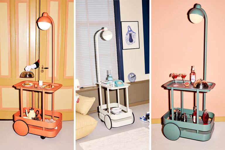 Fatboy Jolly Trolley Verrijdbare Bartafel Groen 78x55x200 Cm