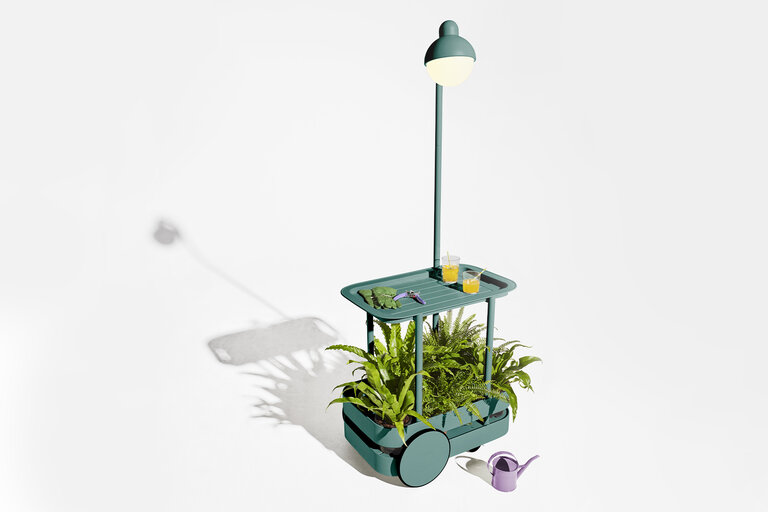 Fatboy Jolly Trolley Verrijdbare Bartafel Groen 78x55x200 Cm